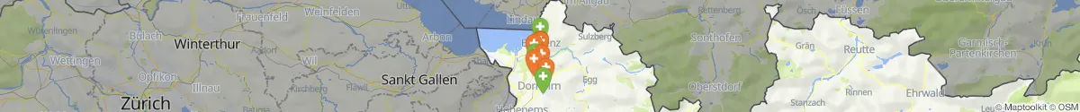 Map view for Pharmacies emergency services nearby Buch (Bregenz, Vorarlberg)